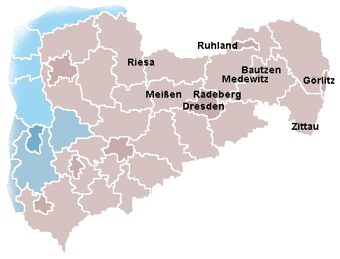 karte ostsachsen